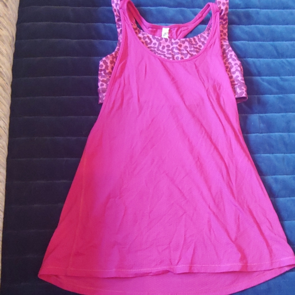 RARE find, pink lululemon tank
